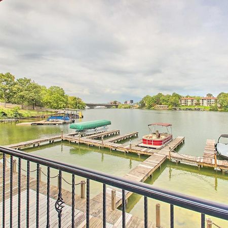 Lakefront Hot Springs Condo With Balcony And Boat Slip Exterior foto